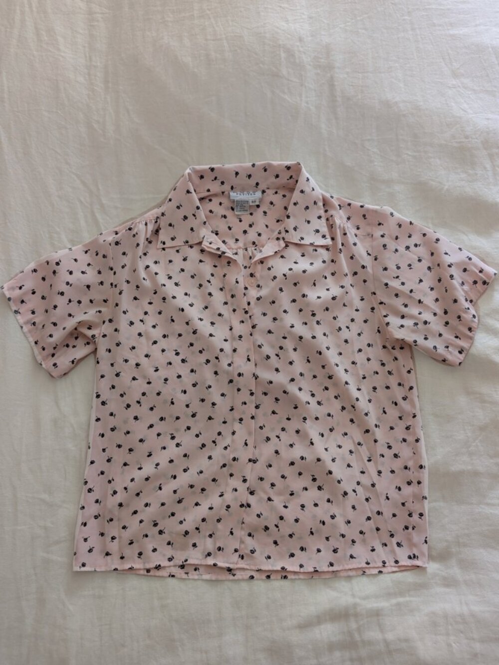 Vintage Floral Button Up Russ Petites